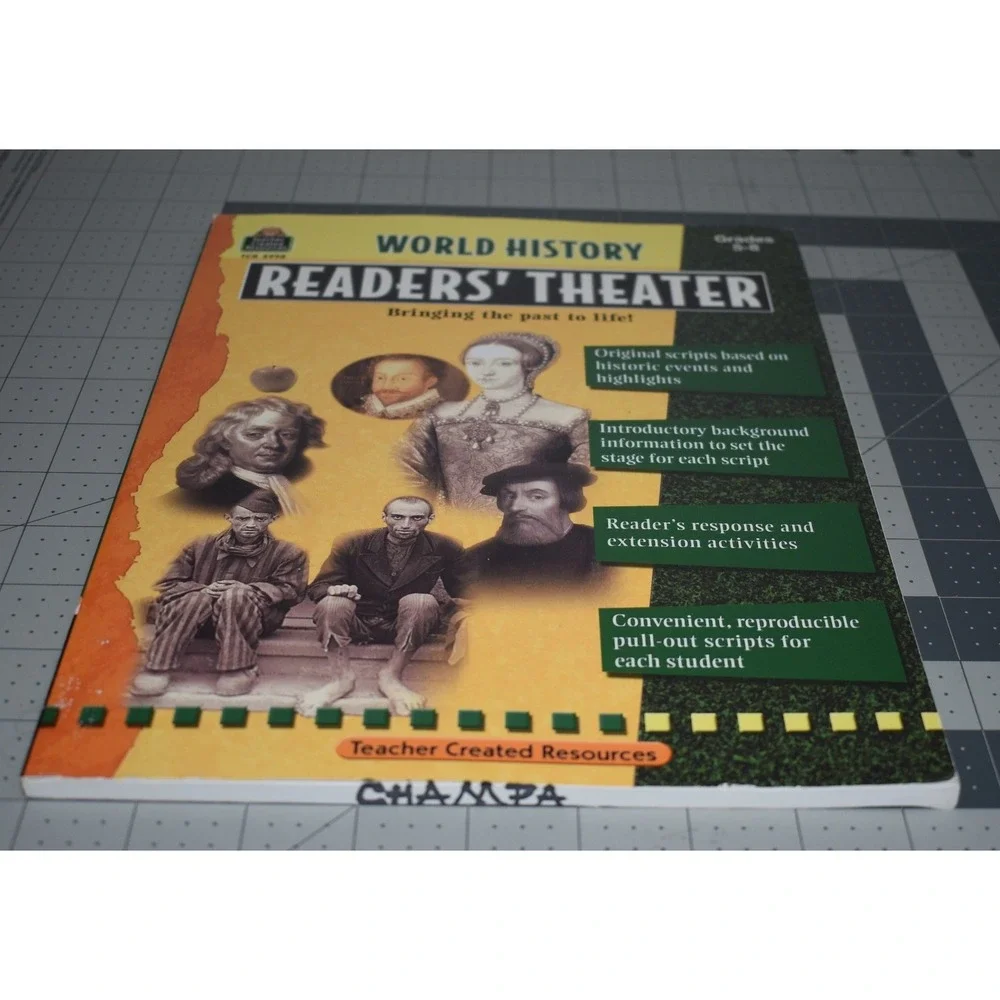 Teacher Created Resources World History Readers Theater Grades 5-8 TCR 3998 Book